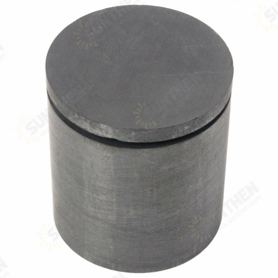 Multi-size High Purity Graphite Melting Crucible Casting With Lid Cover