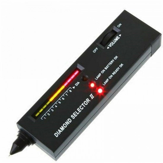 Portable Diamond Gem Tester Selector with Case Gemstone Platform Jewelry Measuring Tools