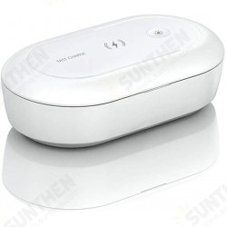 Portable UV Sanitizer Box UV Sanitizer Wireless Charger Phone Cleaner Disinfection Box for Phone Brush and Accessories Portable UV Sanitizer Box UV Sanitizer Wireless Charger Phone Cleaner Disinfection Box for Phone Brush and Accessories