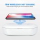 Portable UV Sanitizer Box UV Sanitizer Wireless Charger Phone Cleaner Disinfection Box for Phone Brush and Accessories