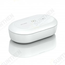 Portable UV Sanitizer Box UV Sanitizer Wireless Charger Phone Cleaner Disinfection Box for Phone Brush and Accessories Portable UV Sanitizer Box UV Sanitizer Wireless Charger Phone Cleaner Disinfection Box for Phone Brush and Accessories