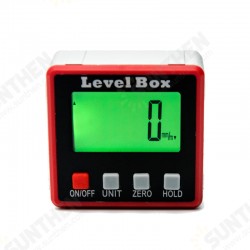 Red Precision Digital Protractor Inclinometer Level Box Digital Angle Finder Bevel Box with Magnet Base Red Precision Digital Protractor Inclinometer Level Box Digital Angle Finder Bevel Box with Magnet Base