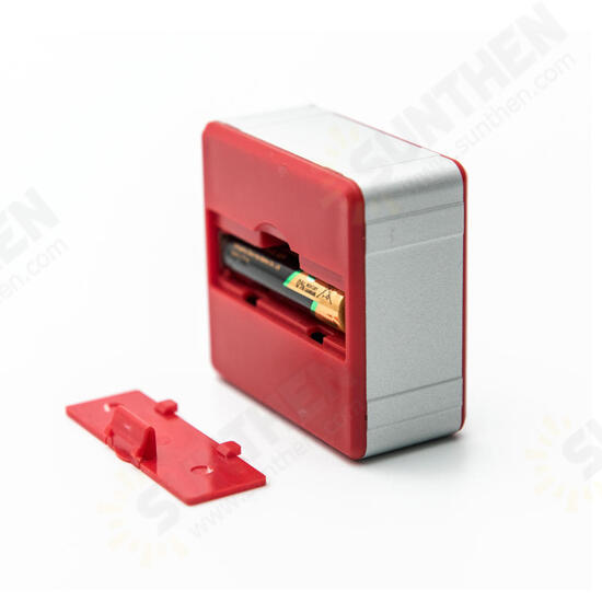 Red Precision Digital Protractor Inclinometer Level Box Digital Angle Finder Bevel Box with Magnet Base