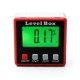 Red Precision Digital Protractor Inclinometer Level Box Digital Angle Finder Bevel Box with Magnet Base