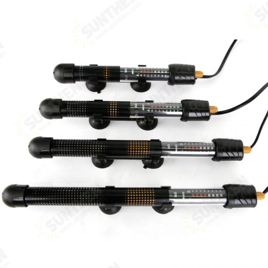 50w/100w/200w/300w/500w Aquarium Heater Fish Tank Water Heater Heating Rods Thermometer