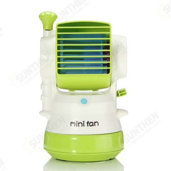 Water Fog Spray Air Mini Fan Aromatherapy Humidifier Mist USB Charging