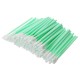 100Pcs Polyester Swab Sticks Microfiber Cleaning Head Swab For Solvent Printer Optical Equipment