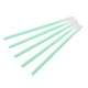 100Pcs Polyester Swab Sticks Microfiber Cleaning Head Swab For Solvent Printer Optical Equipment