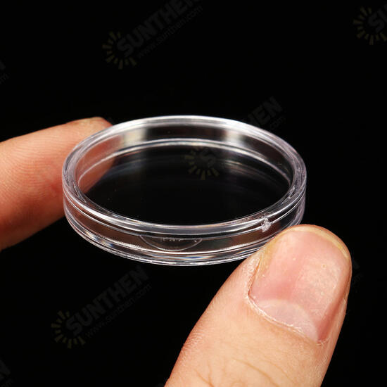 100Pcs/Lot 20/25/27/30mm Clear Plastic Coin Holder Universal Commemorative Coin Shell Collector