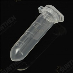100pcs 2mL Polypropylene PP Centrifuge Tubes 100pcs 2mL Polypropylene PP Centrifuge Tubes