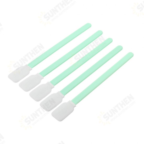 100pcs Foam Tip Cleaning Head Swabs Sponge Stick for Inkjet Printer Printhead Camera Cleanroom