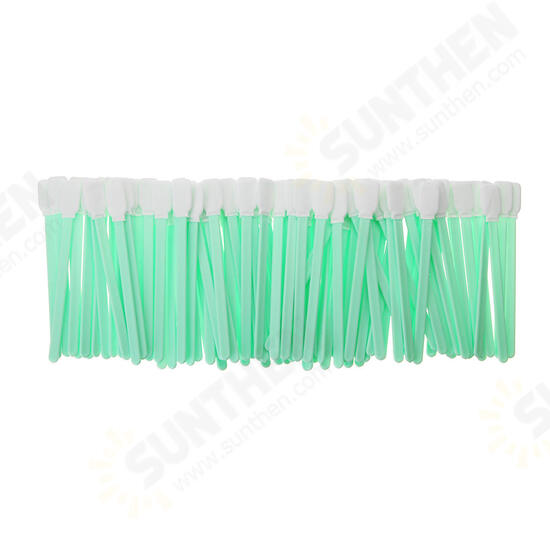 100pcs Foam Tip Cleaning Head Swabs Sponge Stick for Inkjet Printer Printhead Camera Cleanroom