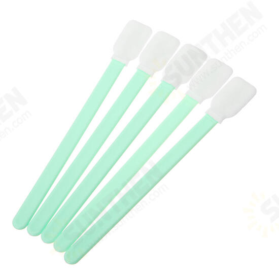 100pcs Foam Tip Cleaning Head Swabs Sponge Stick for Inkjet Printer Printhead Camera Cleanroom