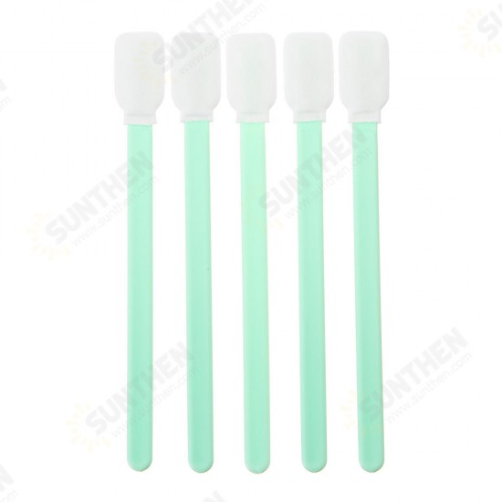 100pcs Foam Tip Cleaning Head Swabs Sponge Stick for Inkjet Printer Printhead Camera Cleanroom