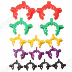 10Pcs Lab Plastic Clamp Clip Keck for Taper Glass Ground Joint 12/24/29# 10Pcs Lab Plastic Clamp Clip Keck for Taper Glass Ground Joint 12/24/29#