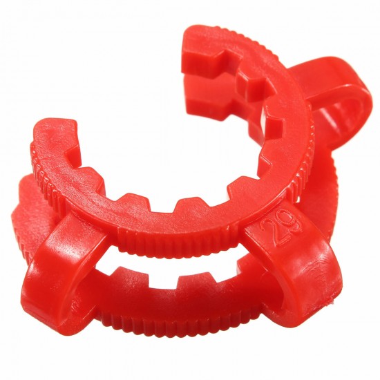 10Pcs Lab Plastic Clamp Clip Keck for Taper Glass Ground Joint 12/24/29#
