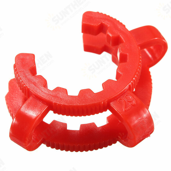 10Pcs Lab Plastic Clamp Clip Keck for Taper Glass Ground Joint 12/24/29#