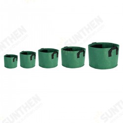 1/2/3/5/7/10Gallon Felt Non-Woven Pots Plant Grow Bag Planting Pouch Container Nursery Seedling Planting Breathable Barrel 1/2/3/5/7/10Gallon Felt Non-Woven Pots Plant Grow Bag Planting Pouch Container Nursery Seedling Planting Breathable Barrel