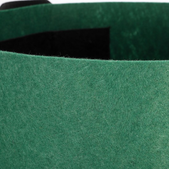 1/2/3/5/7/10Gallon Felt Non-Woven Pots Plant Grow Bag Planting Pouch Container Nursery Seedling Planting Breathable Barrel