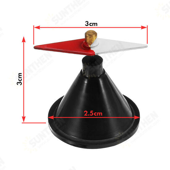 16Pcs Rhombus Compass Needle with Base Physics Experiment Teaching Instrument