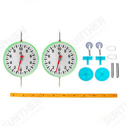 2Pcs/Set 5N Plastic Round Spring Balance Scale Circular Disc Dynamometer Forcemeter Tester 2Pcs/Set 5N Plastic Round Spring Balance Scale Circular Disc Dynamometer Forcemeter Tester