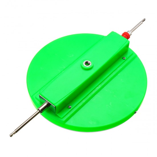 2Pcs/Set 5N Plastic Round Spring Balance Scale Circular Disc Dynamometer Forcemeter Tester