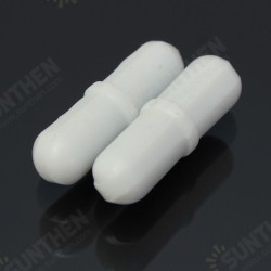 2pcs B25 Teflon Magnetic Stirrer Mixer Stirring Bar Rod Bead With Pivot Ring 2pcs B25 Teflon Magnetic Stirrer Mixer Stirring Bar Rod Bead With Pivot Ring