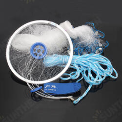 3M Hand Throw Fishing Net Spin Bait Sign Casting Network Hand Sinker Small Mesh 3M Hand Throw Fishing Net Spin Bait Sign Casting Network Hand Sinker Small Mesh