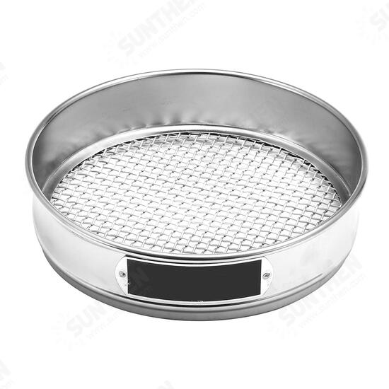 4-100 Mesh 4.75-0.15mm Aperture Lab Standard Test Sieve Stainless Steel Dia20cm