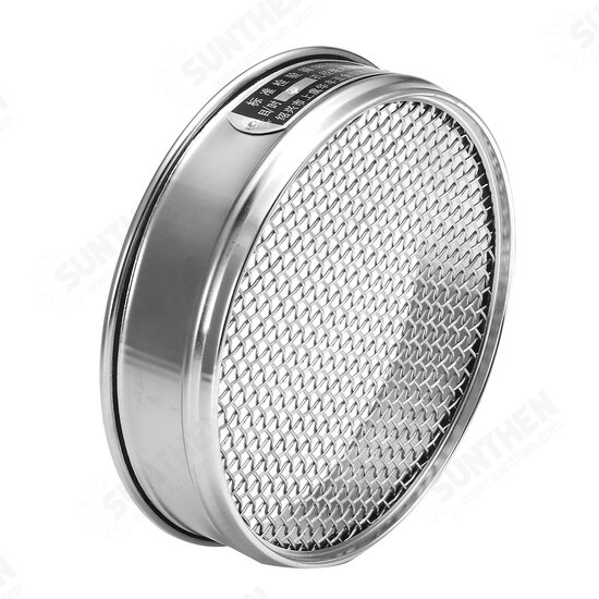 4-100 Mesh 4.75-0.15mm Aperture Lab Standard Test Sieve Stainless Steel Dia20cm