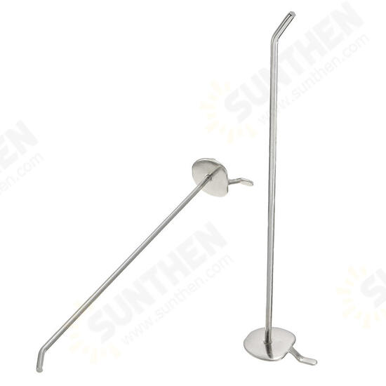 50/100/150/200mm Universal Pegboard Single Hole Hooks Chrome Home Kitchen Bathroom Tools Silver Iron Pegboard Hooks