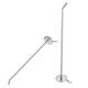 50/100/150/200mm Universal Pegboard Single Hole Hooks Chrome Home Kitchen Bathroom Tools Silver Iron Pegboard Hooks