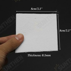 50Pcs 8x8cm Bullseye Hot Pot Thinfire Kiln Paper for DIY Glass Fusing 50Pcs 8x8cm Bullseye Hot Pot Thinfire Kiln Paper for DIY Glass Fusing