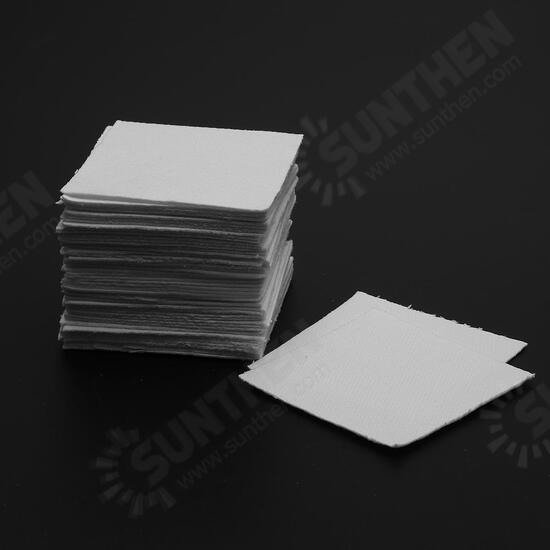 50Pcs 8x8cm Bullseye Hot Pot Thinfire Kiln Paper for DIY Glass Fusing