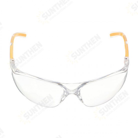 Anti-UV PC Protective Glasses Goggles Yellow Legs Protection for Lab