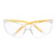 Anti-UV PC Protective Glasses Goggles Yellow Legs Protection for Lab