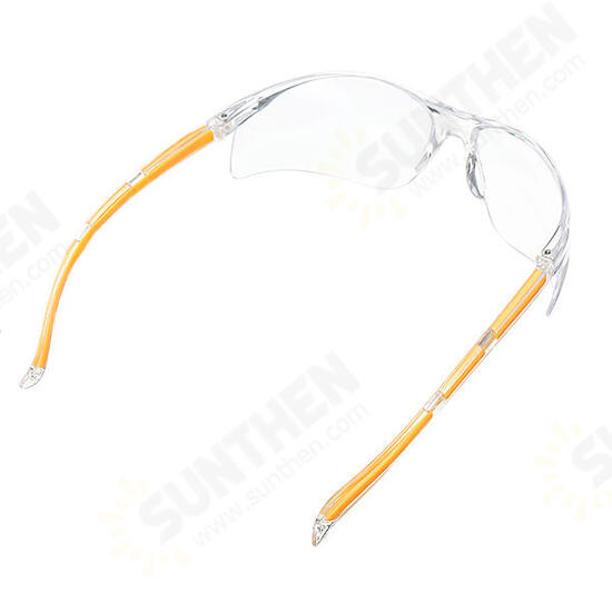 Anti-UV PC Protective Glasses Goggles Yellow Legs Protection for Lab