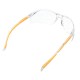 Anti-UV PC Protective Glasses Goggles Yellow Legs Protection for Lab