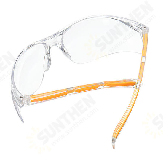 Anti-UV PC Protective Glasses Goggles Yellow Legs Protection for Lab