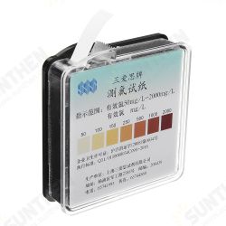 Chlorine Test Paper Roll Range 50-2000 ppm w/ Color Chart Sanitizer Strength Testing 4m Chlorine Test Paper Roll Range 50-2000 ppm w/ Color Chart Sanitizer Strength Testing 4m