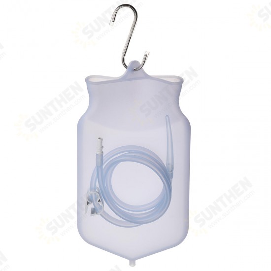 Detox Enema Bag Colon Cleaning With Silicone Hose Douche Bag Vaginal Washing Water Bag Cleaning Kit