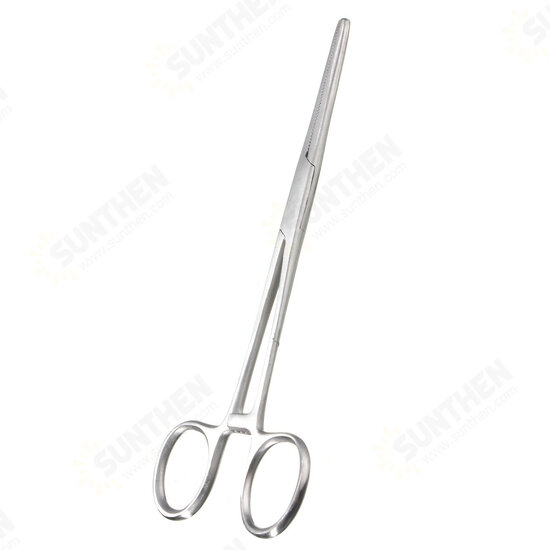 Hemostat Forceps Straight Curved Stainless Steel Locking Clamp