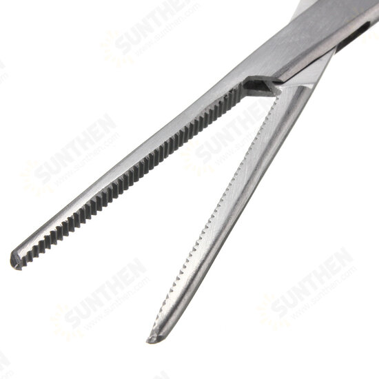 Hemostat Forceps Straight Curved Stainless Steel Locking Clamp