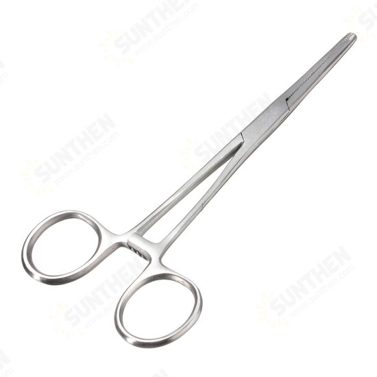 Hemostat Forceps Straight Curved Stainless Steel Locking Clamp