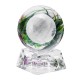 Moon Crystal Ball With Light Effect Base 3D Engraving Colorful Ornaments Crafts Desktop Decorations