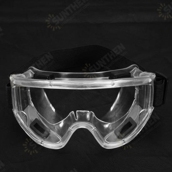 PC Lens Protective Glasses Windproof Splash Proof Safety Goggles Breather Valve