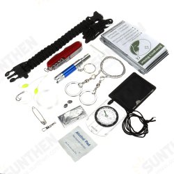 SOS Emergency Survival Equipment Tools Kit Outdoor Tactical Camping Hiking Gear Tool SOS Emergency Survival Equipment Tools Kit Outdoor Tactical Camping Hiking Gear Tool