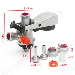 Stainless Steel S-type Keg Coupler Draft Beer Dispenser For Home Brew with Clicket Stainless Steel S-type Keg Coupler Draft Beer Dispenser For Home Brew with Clicket