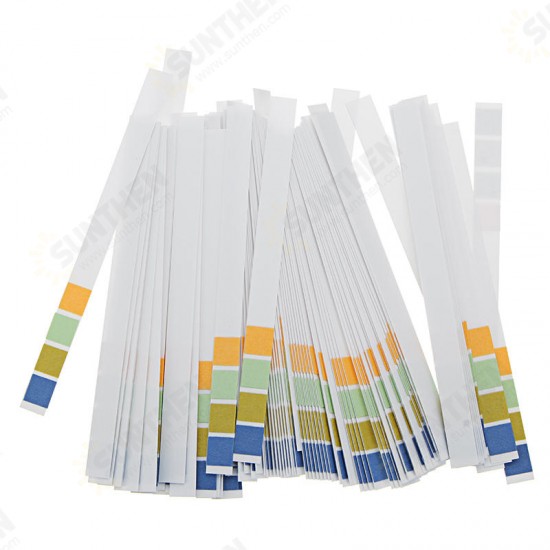 Universal PH Test Strips Full Range 1-14 Indicator Paper Tester 100 Strips Boxed w/ Color Chart