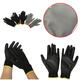 1 Pair PU Palm Coated Nylon Precision Protective Safety Work Gloves Light Weight